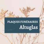 Flora Funéraire Catégorie Plaques funéraires cimetière moderne en Altuglas