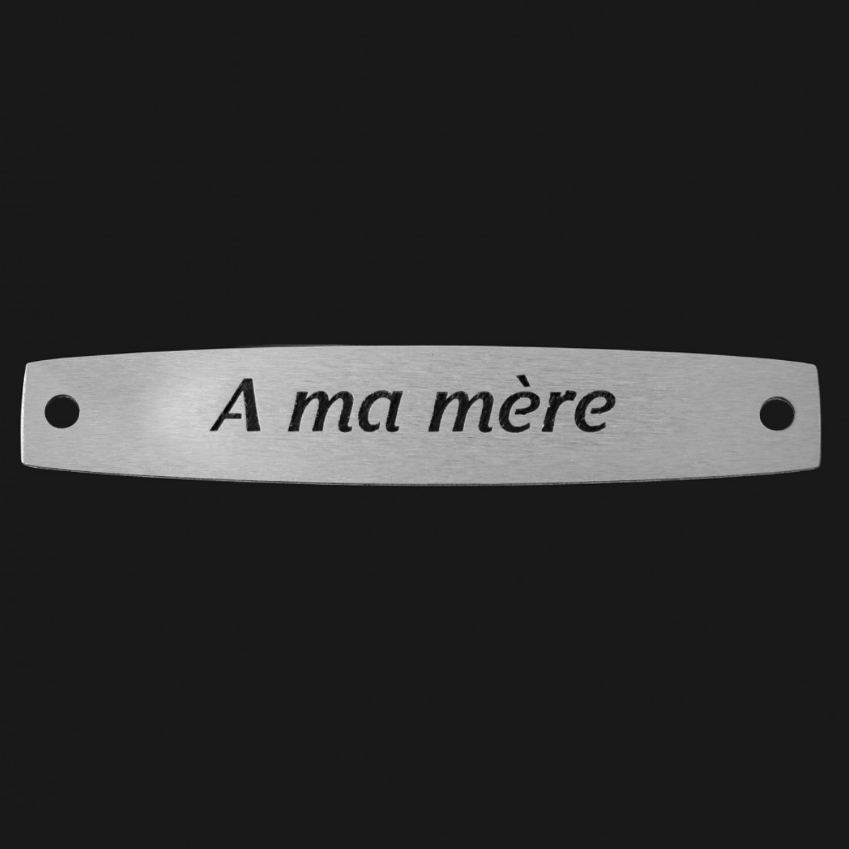 Inter Inox Plaque - A ma mère