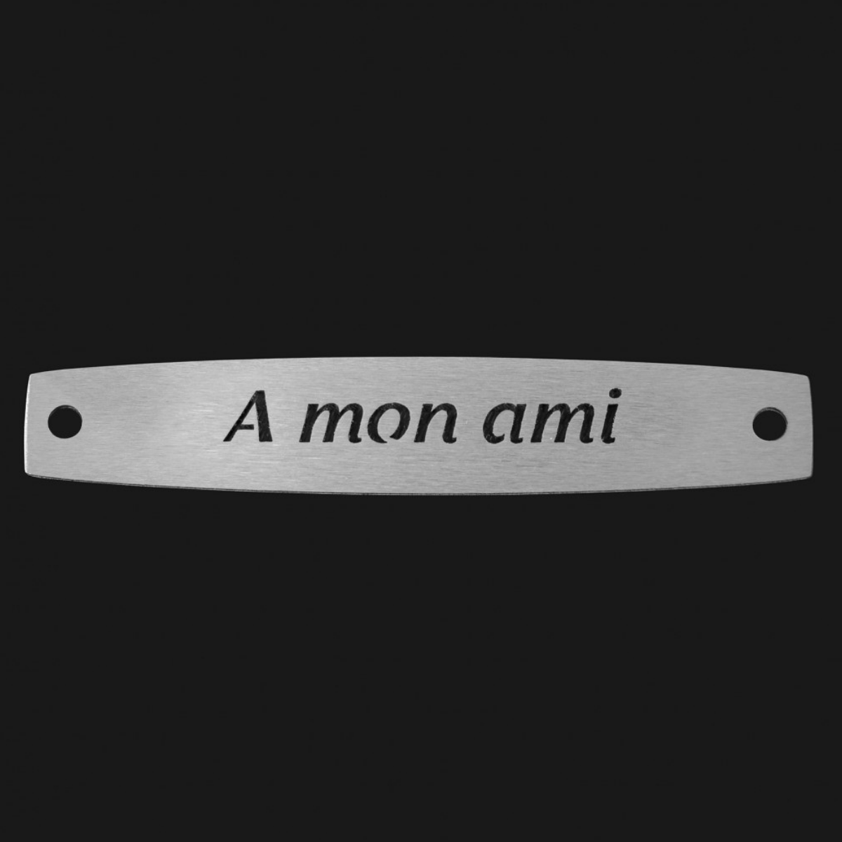 Inter Inox Plaque - A mon ami