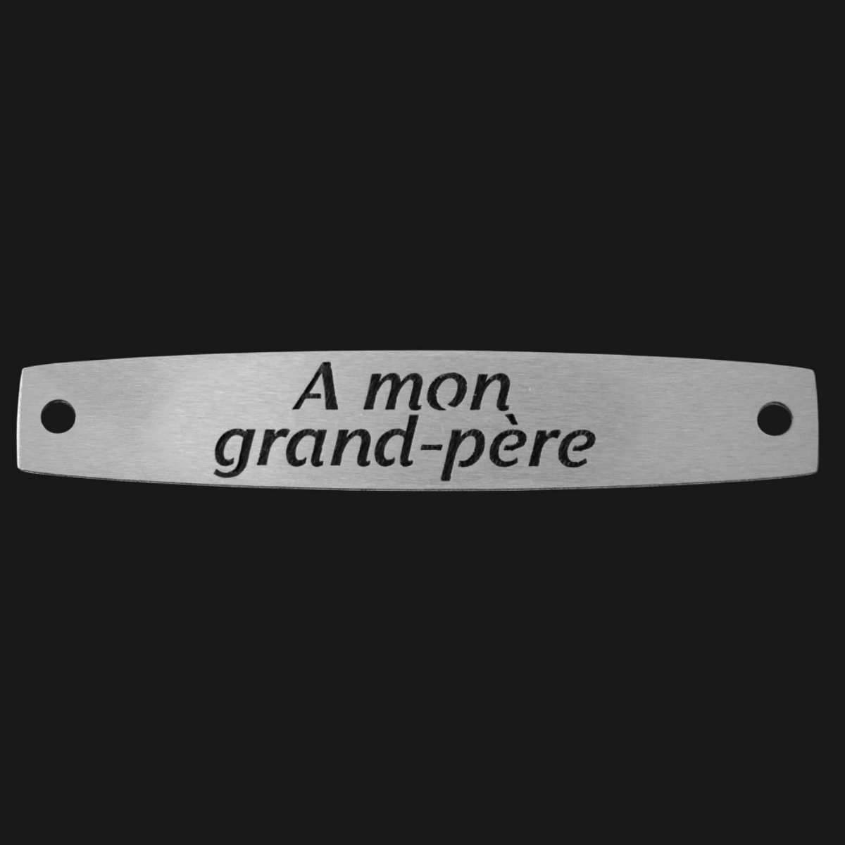 Inter Inox Plaque - A mon grand-père
