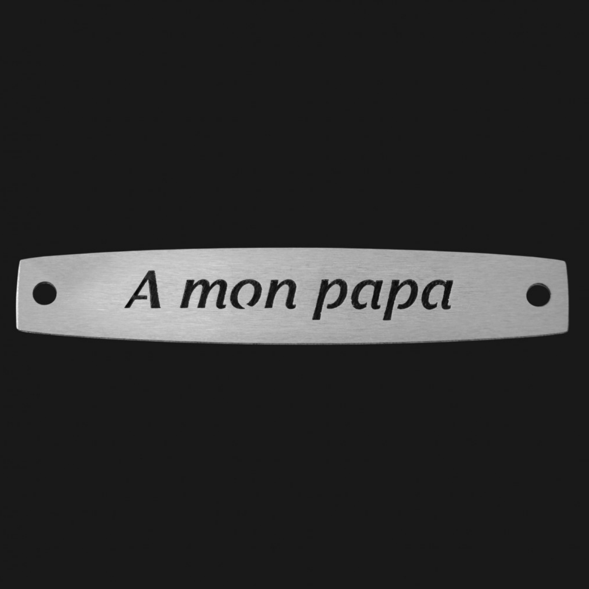 Inter Inox Plaque - A mon papa