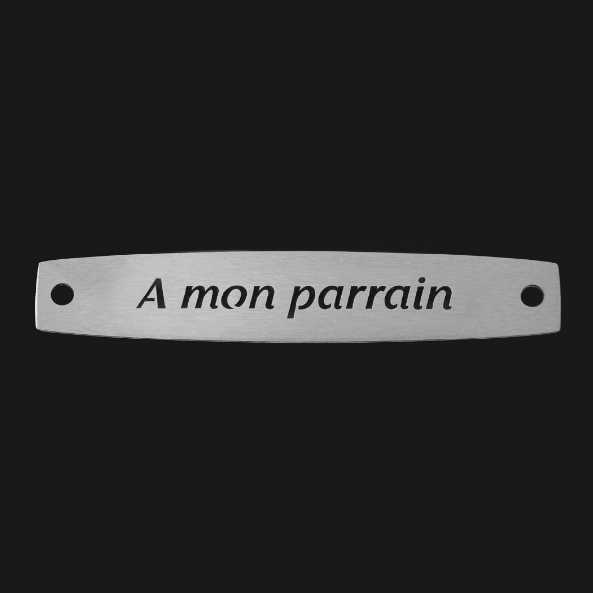 Inter Inox Plaque - A mon parrain