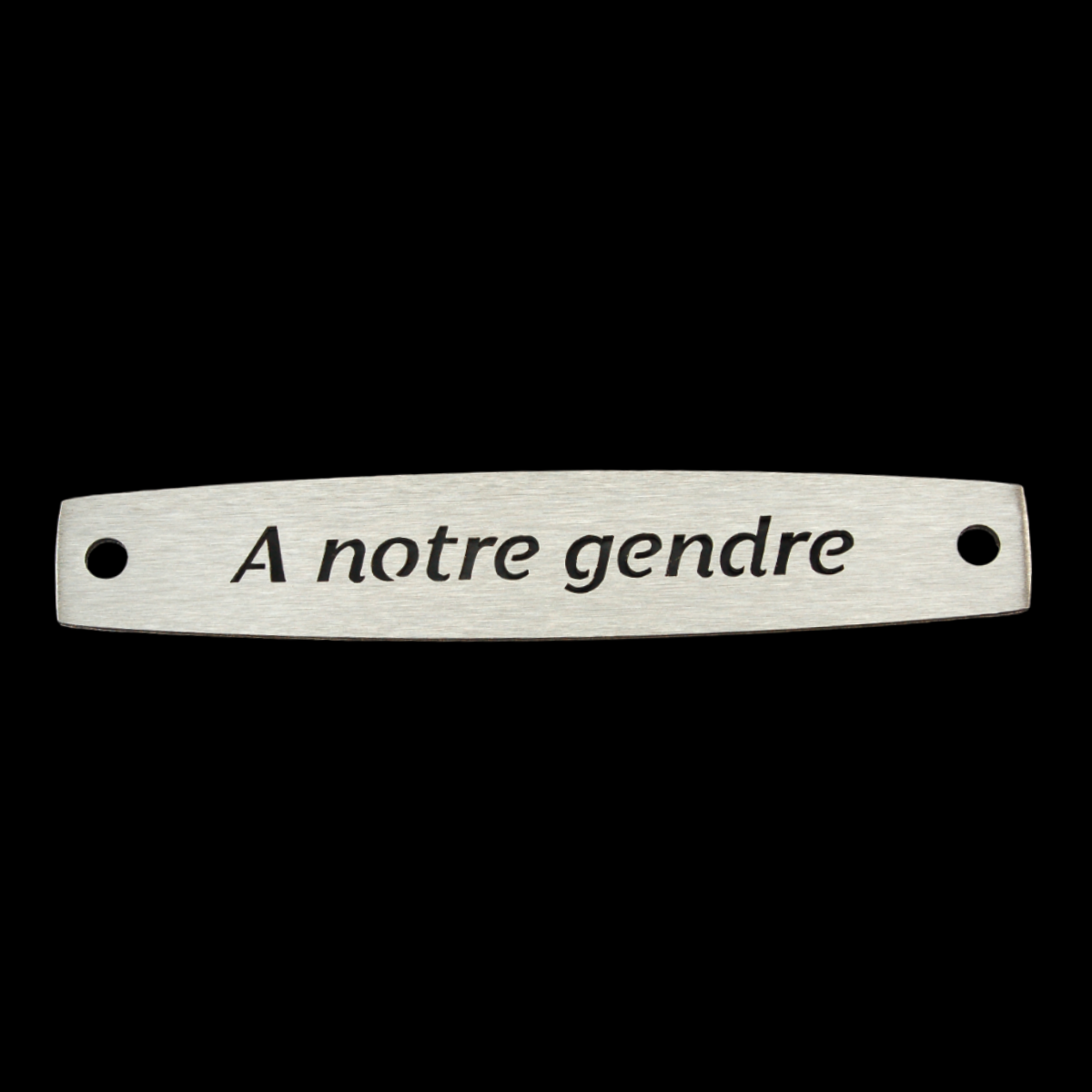 Inter Inox Plaque - A notre gendre