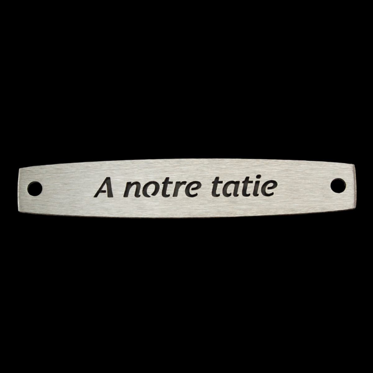Inter Inox Plaque - A notre tatie