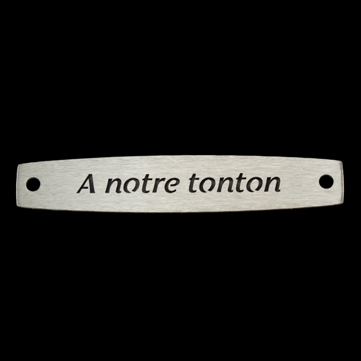 Inter Inox Plaque - A notre tonton