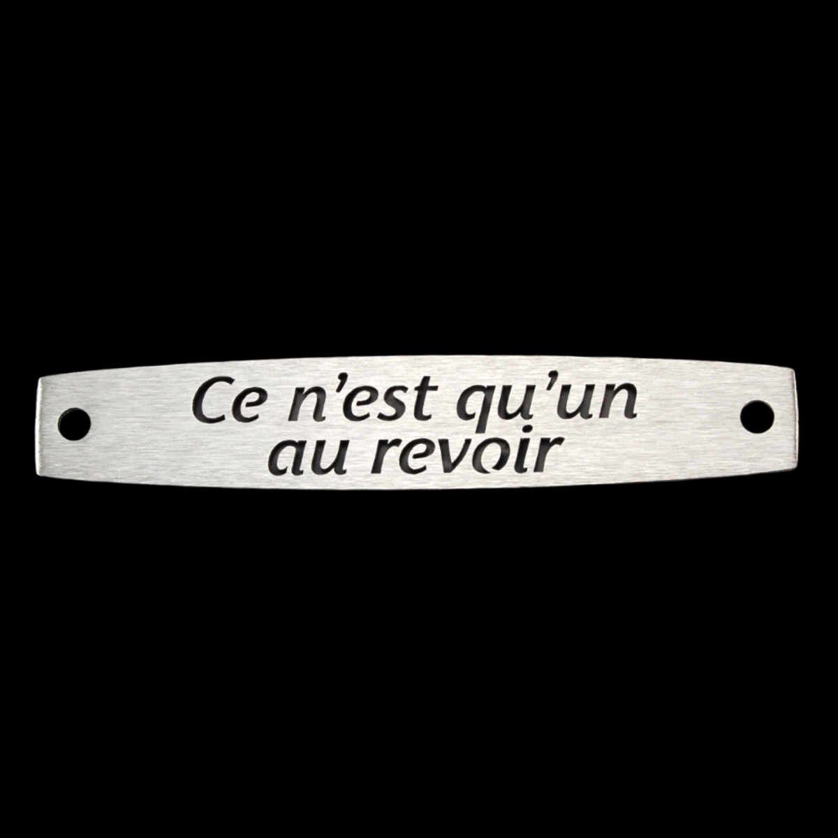 Inter Inox Plaque - Ce n’est qu’un au revoir