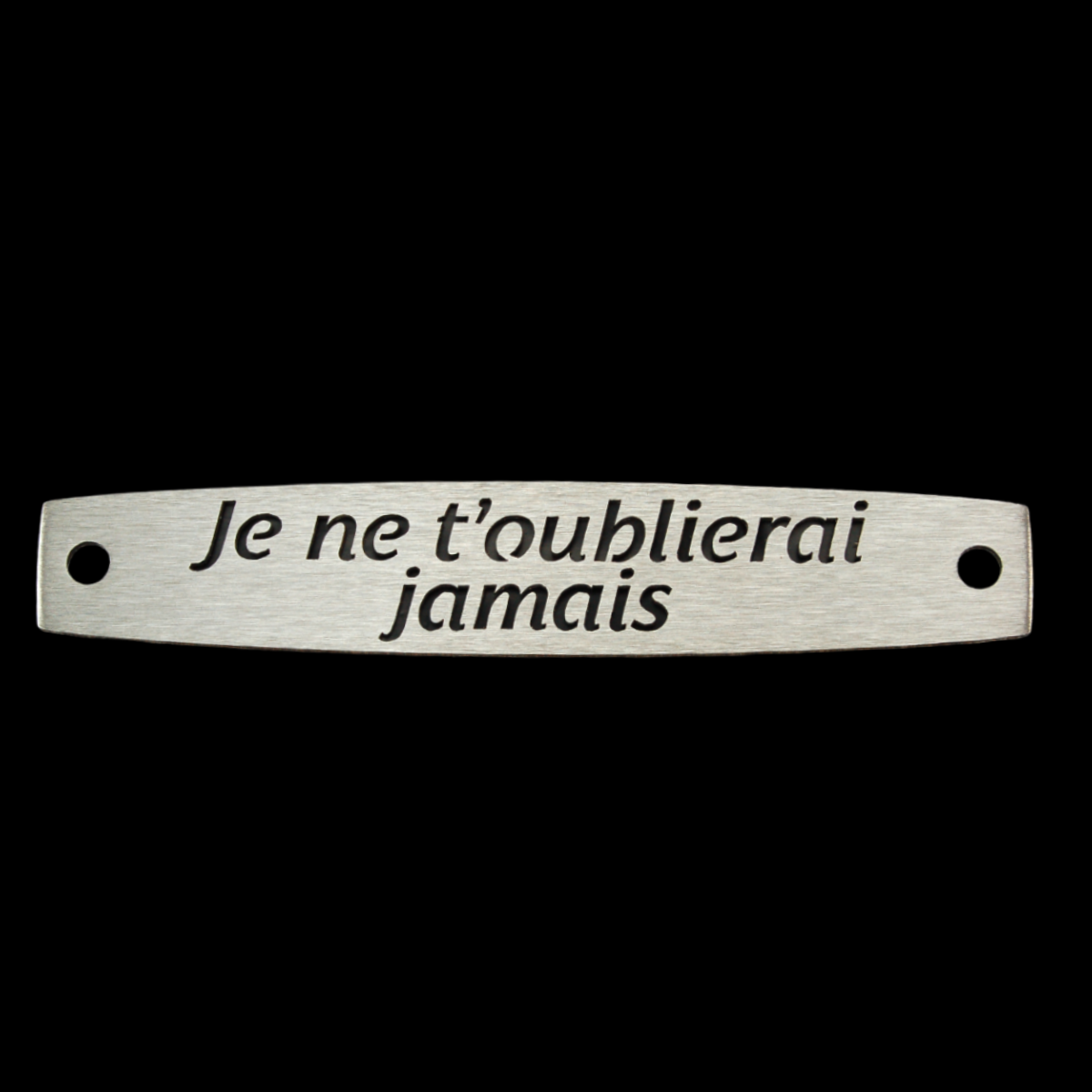 Inter Inox Plaque - Je ne t’oublierai jamais