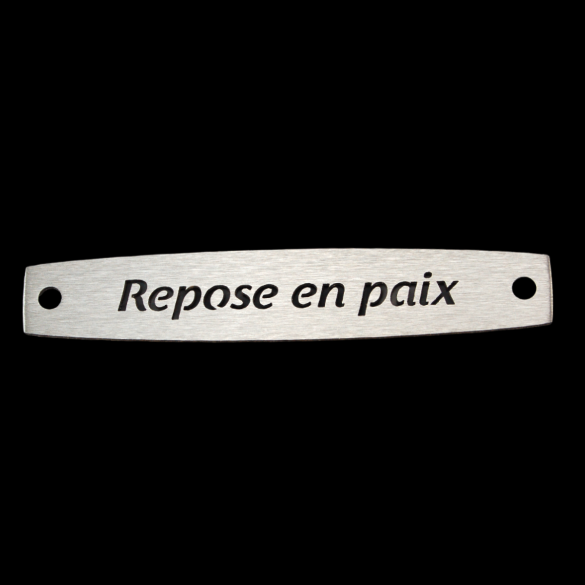 Inter Inox Plaque - Repose en paix