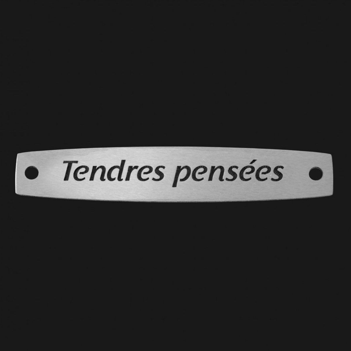 Inter Inox Plaque - Tendres pensées