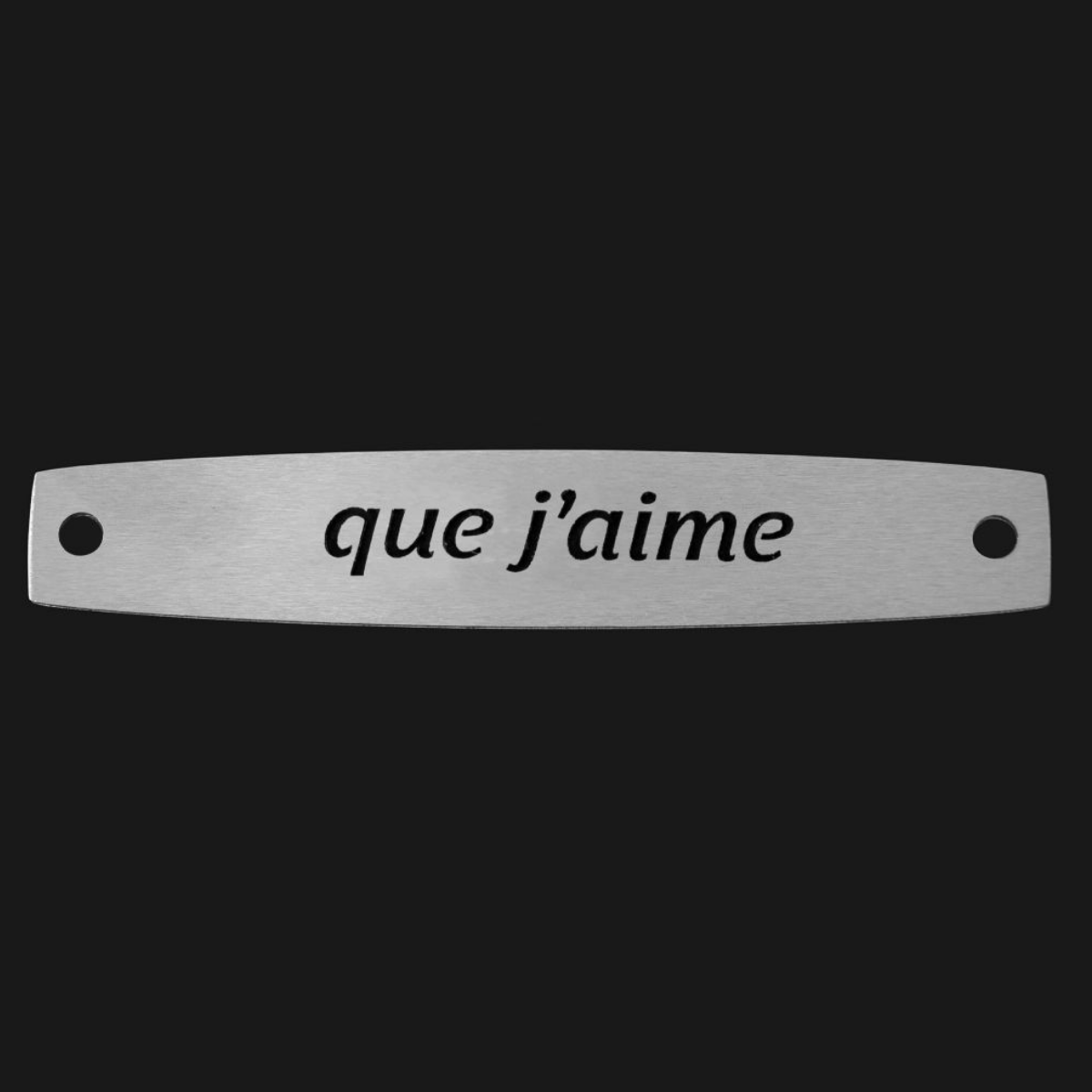 Inter Inox Plaque - que j’aime