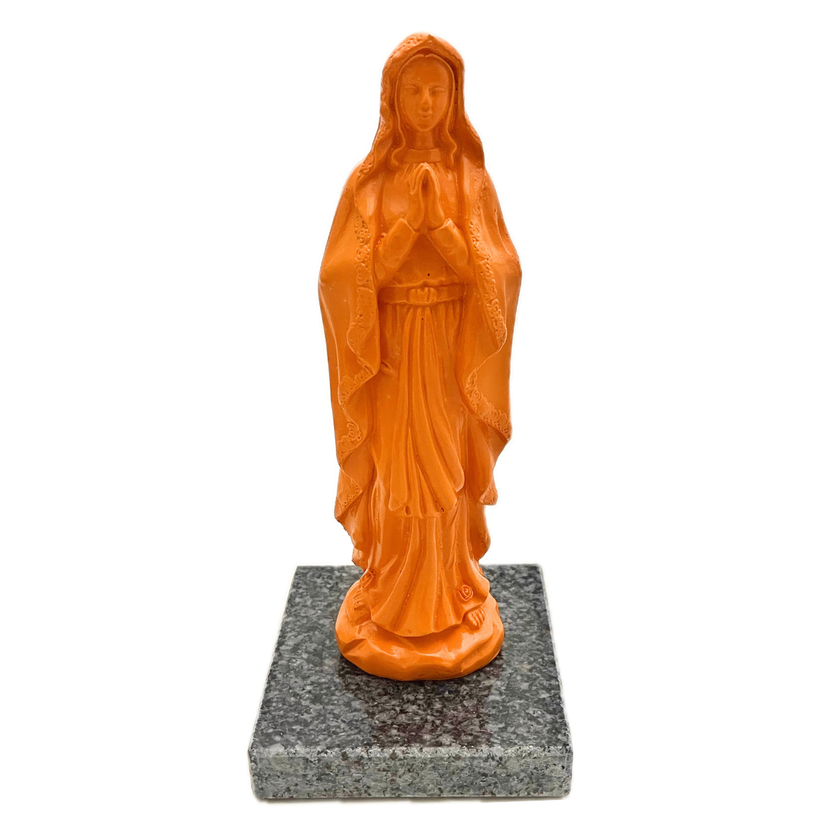 Statue funéraire résine Coleta - Vierge Orange H23cm