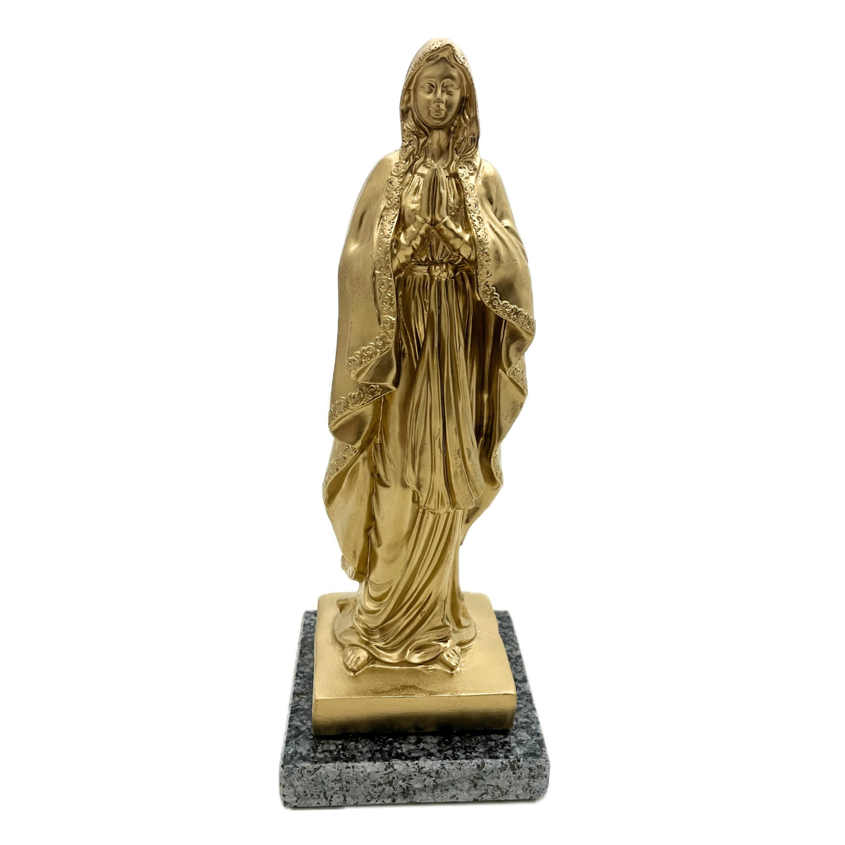 Statue funéraire résine Urraca - Vierge Doré H27cm
